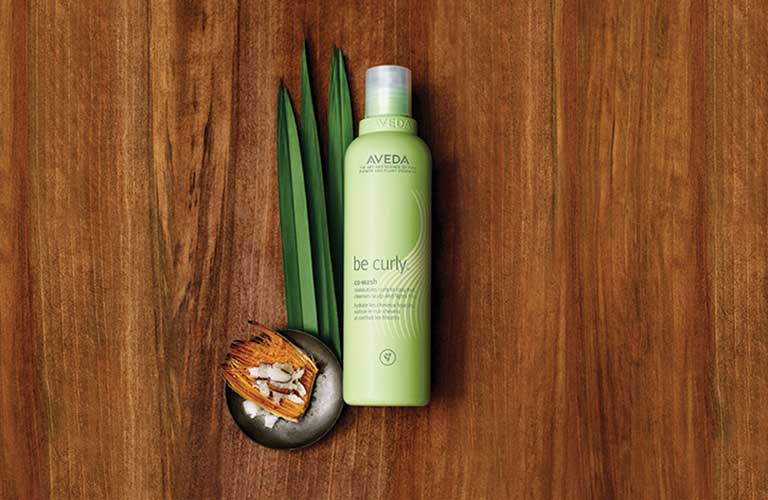 Be curly. Aveda co Wash.