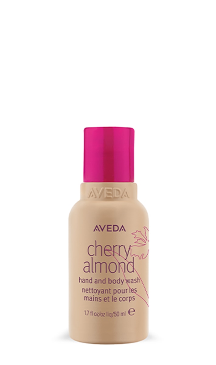 cherry almond hand & body wash travel size